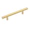 Heritage Designs Contemporary Bar Pull 334 Inch 96mm Center to Center Brushed Brass Finish, 10PK R078428BBX10B - alternate 1